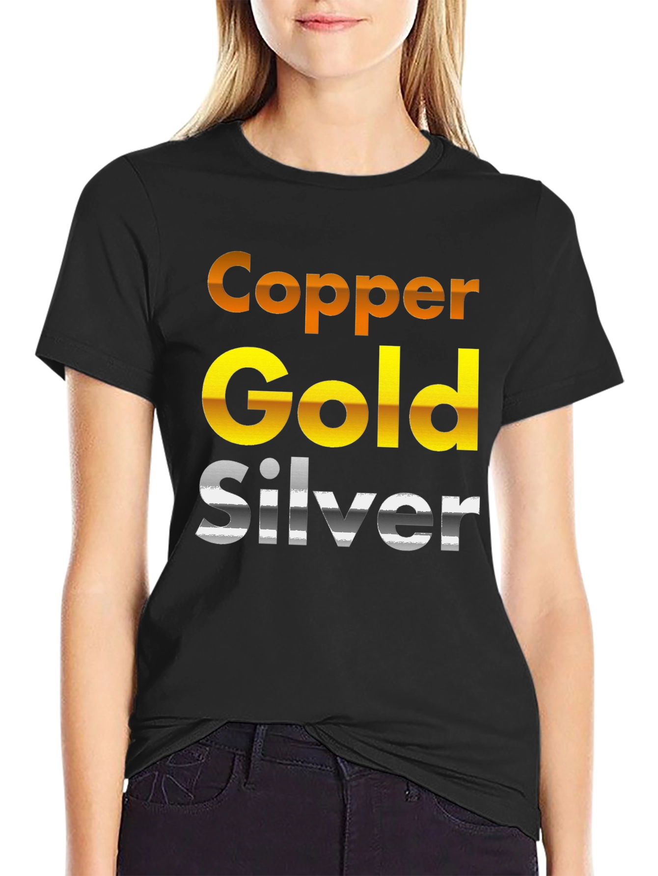 Copper Gold Silver T-Shirt