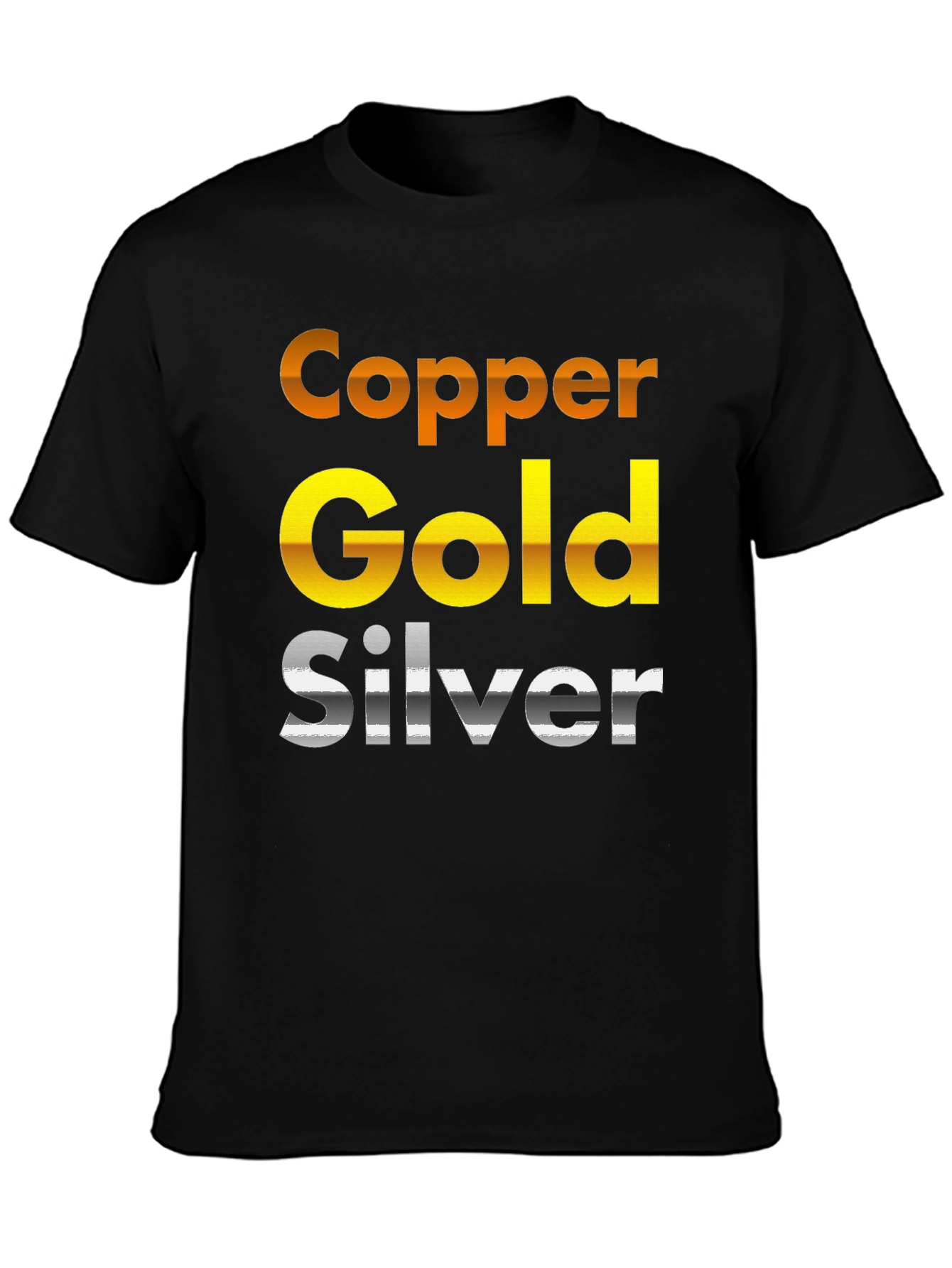 Copper Gold Silver T-Shirt