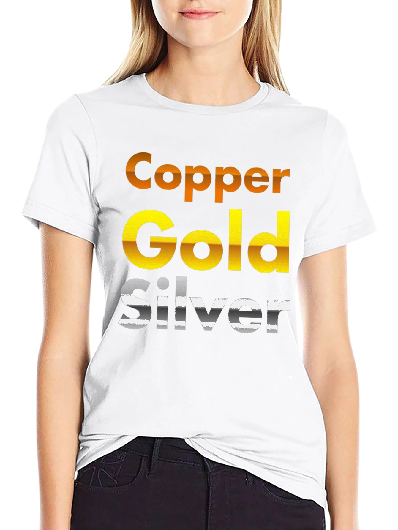 Copper Gold Silver T-Shirt
