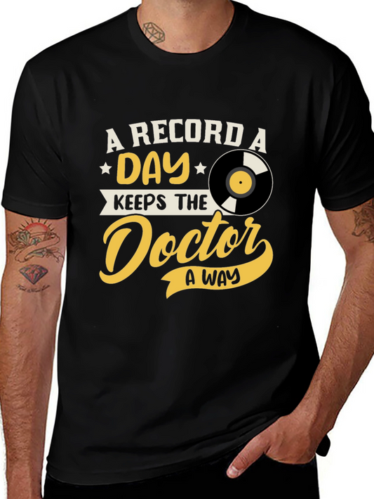 A Record a Day T-Shirt - Music Lover Tee