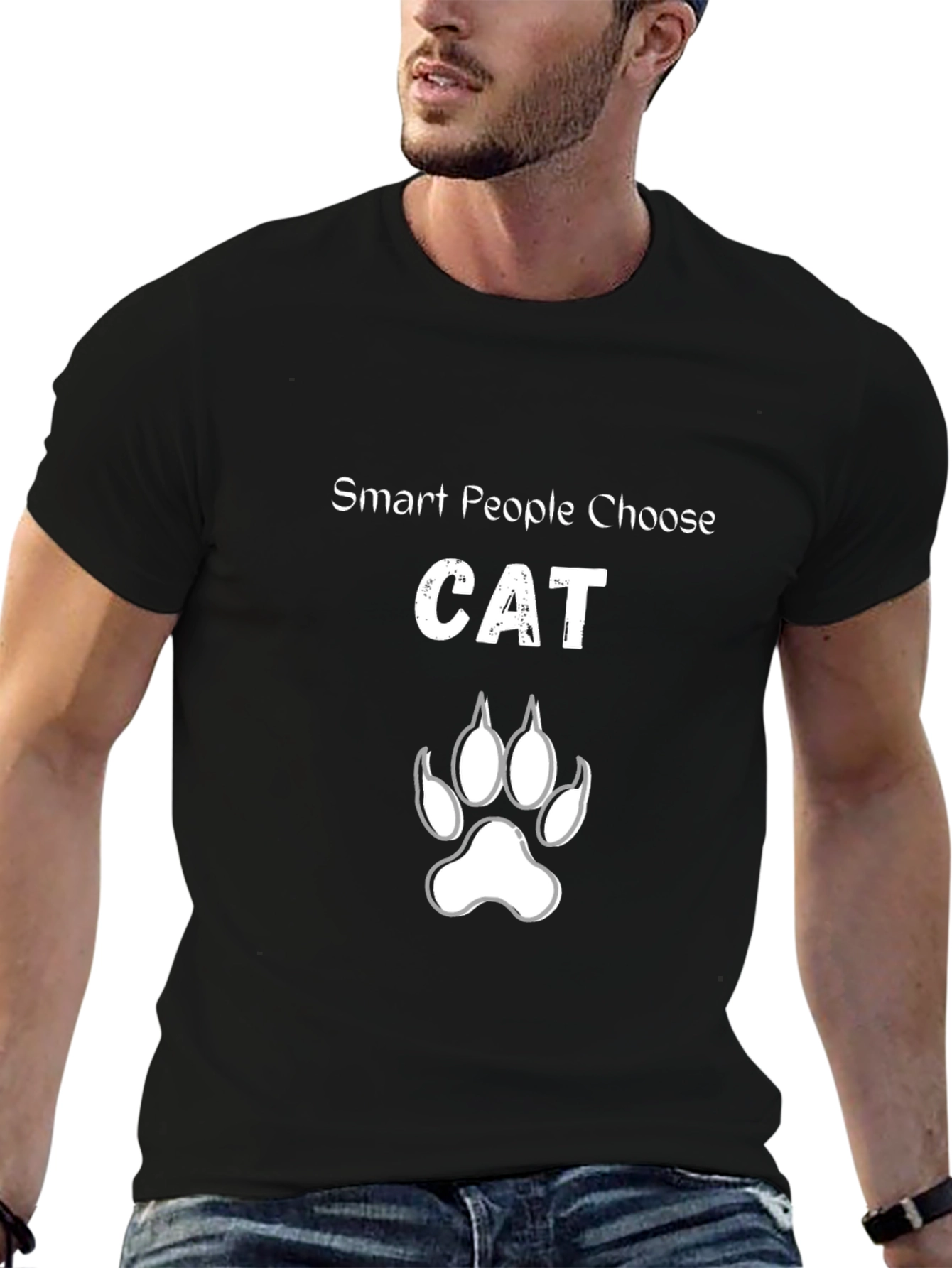 Smart People Choose Cats Graphic Tee
