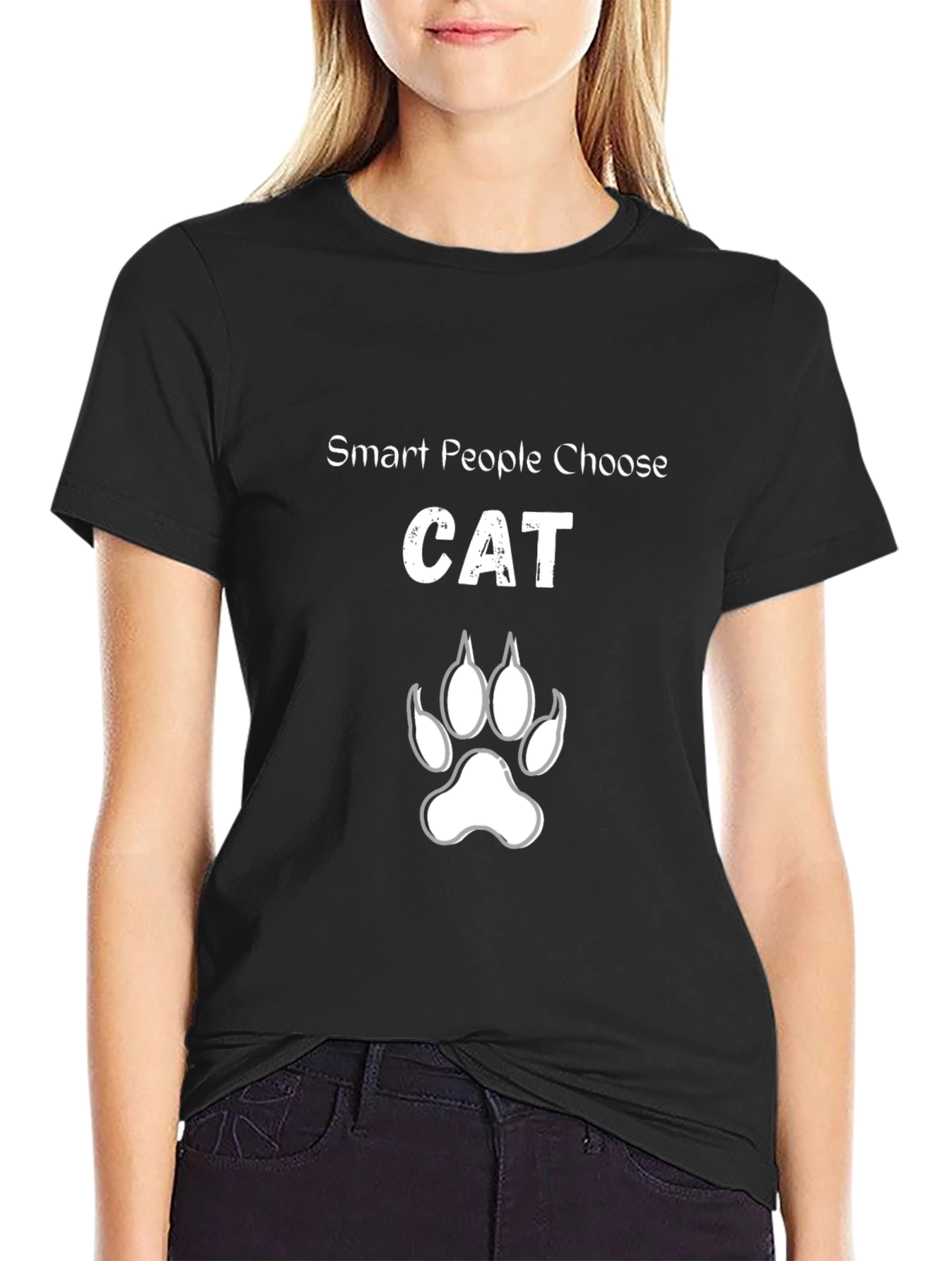 Smart People Choose Cats Graphic Tee