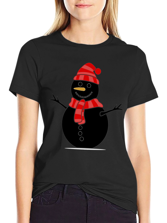 Snowman Graphic Tee - Holiday Fun