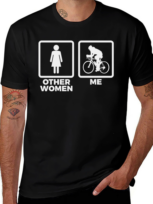 Funny Cycling T-Shirt - Other Women vs. Me Cyclist Graphic Tee