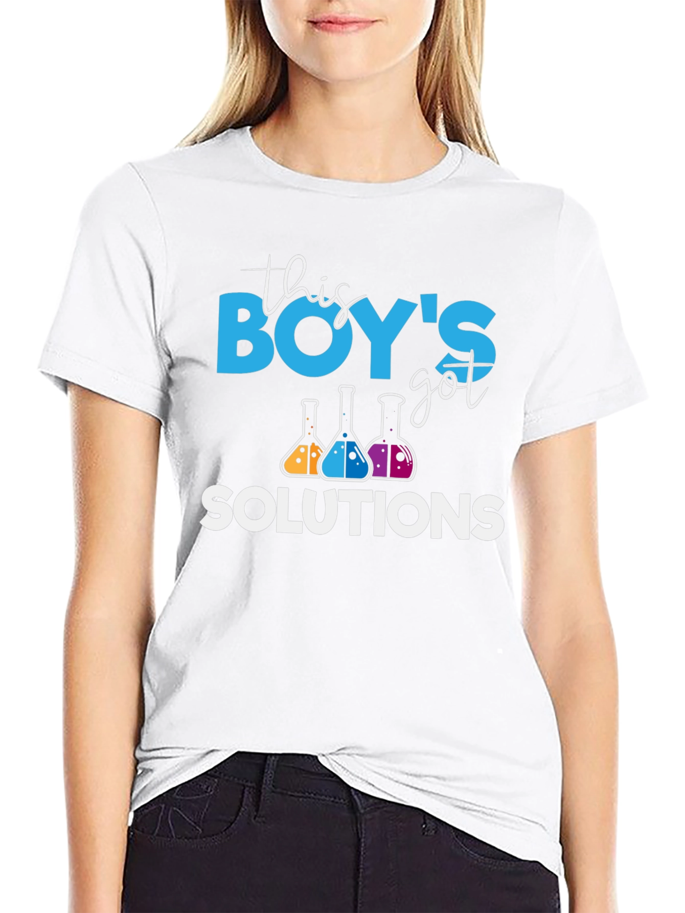 This Boys Got Solutions Science T-Shirt