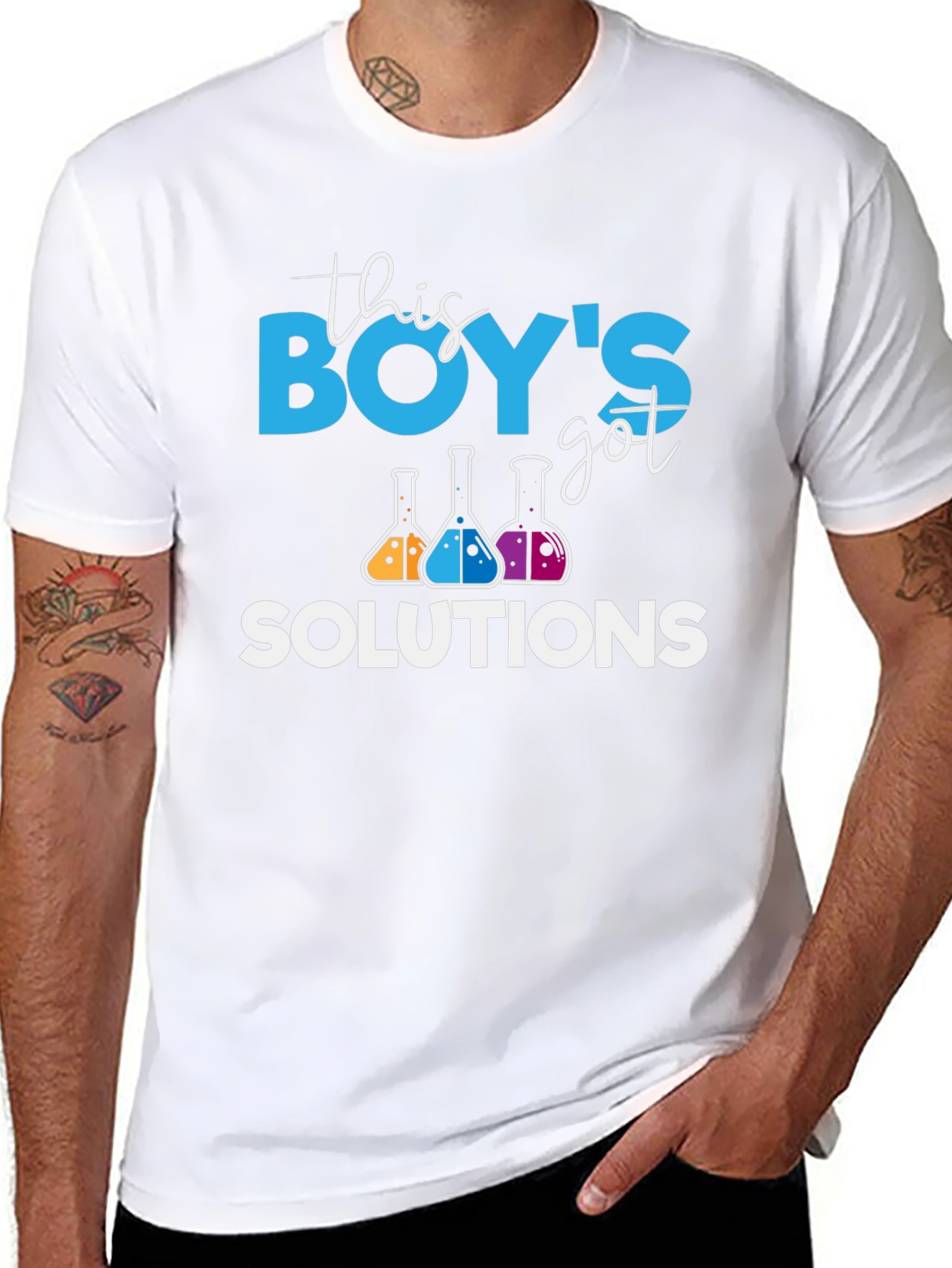 This Boys Got Solutions Science T-Shirt
