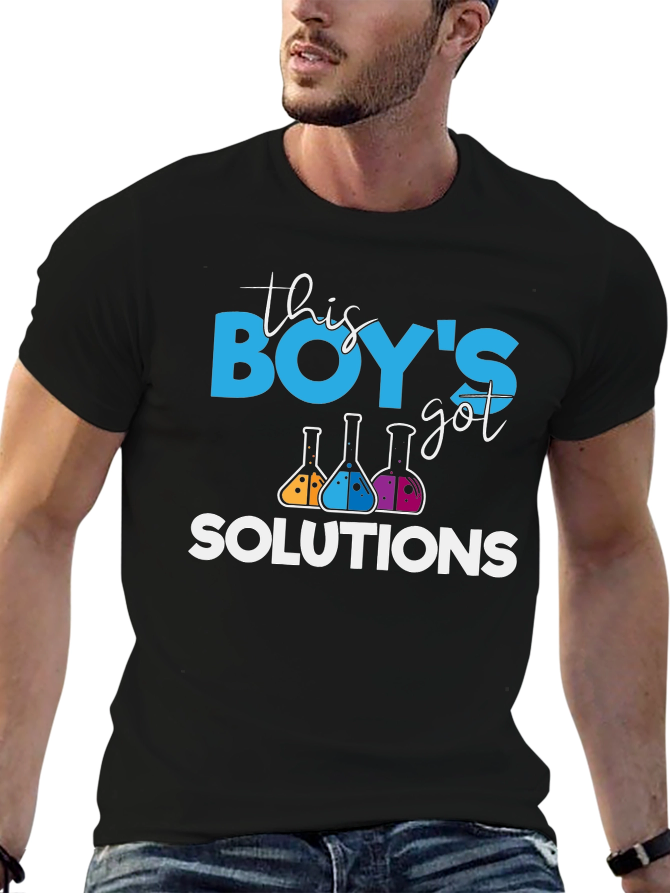 This Boys Got Solutions Science T-Shirt