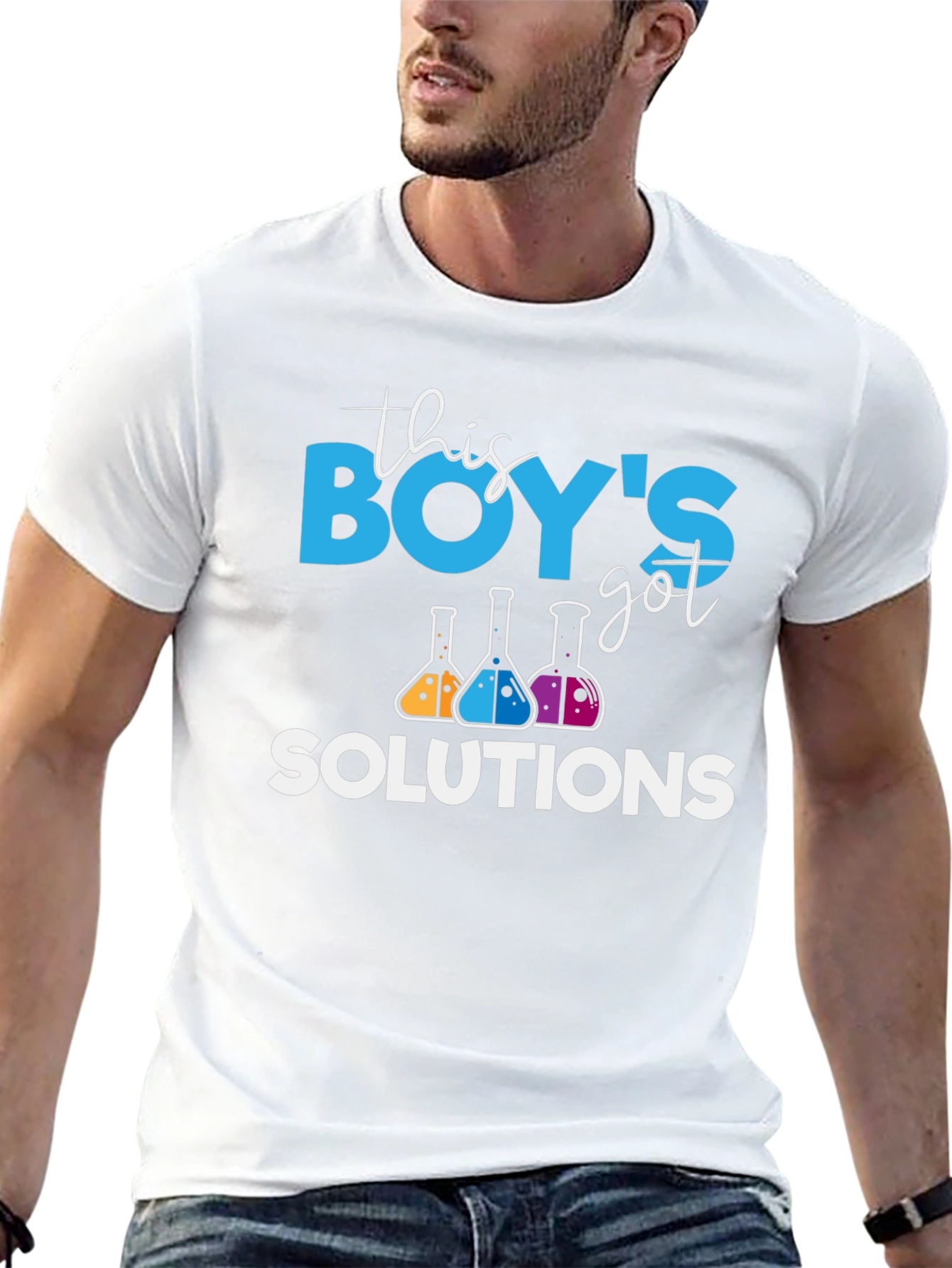 This Boys Got Solutions Science T-Shirt