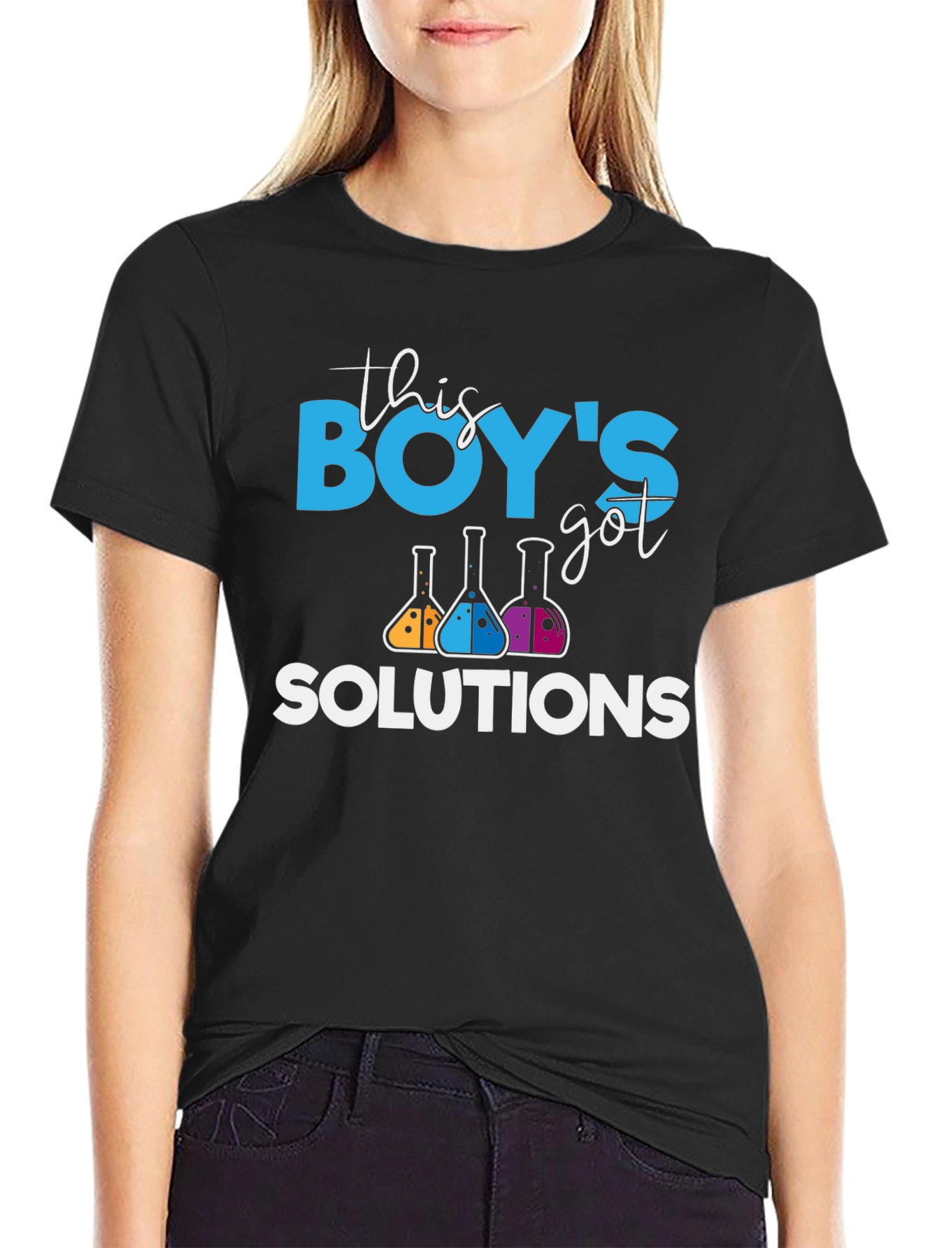 This Boys Got Solutions Science T-Shirt
