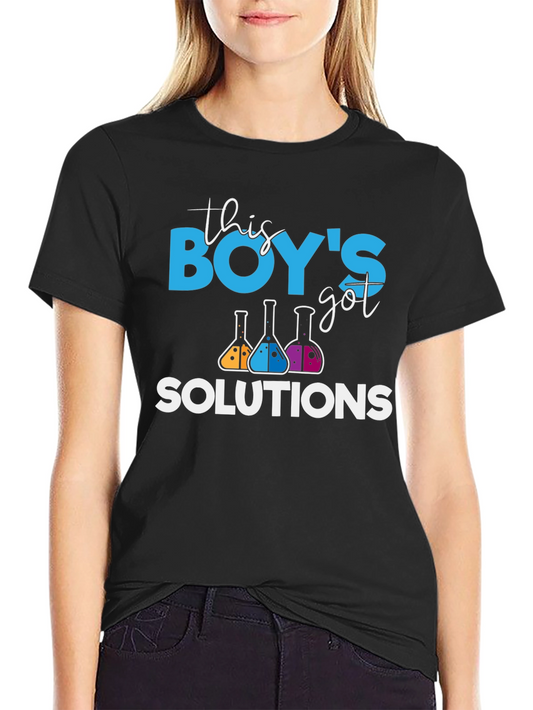 This Boys Got Solutions Science T-Shirt