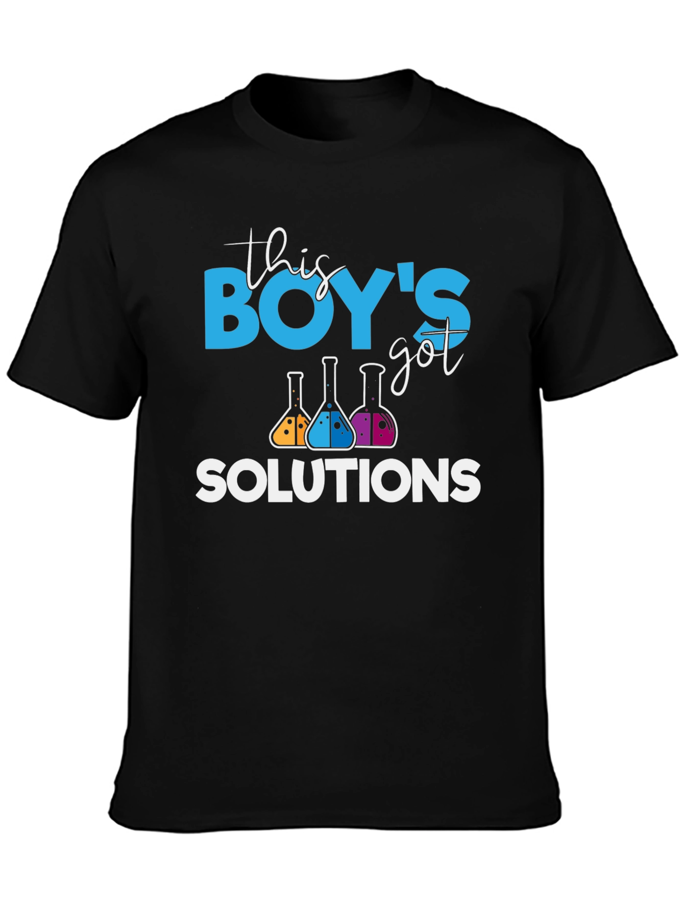 This Boys Got Solutions Science T-Shirt