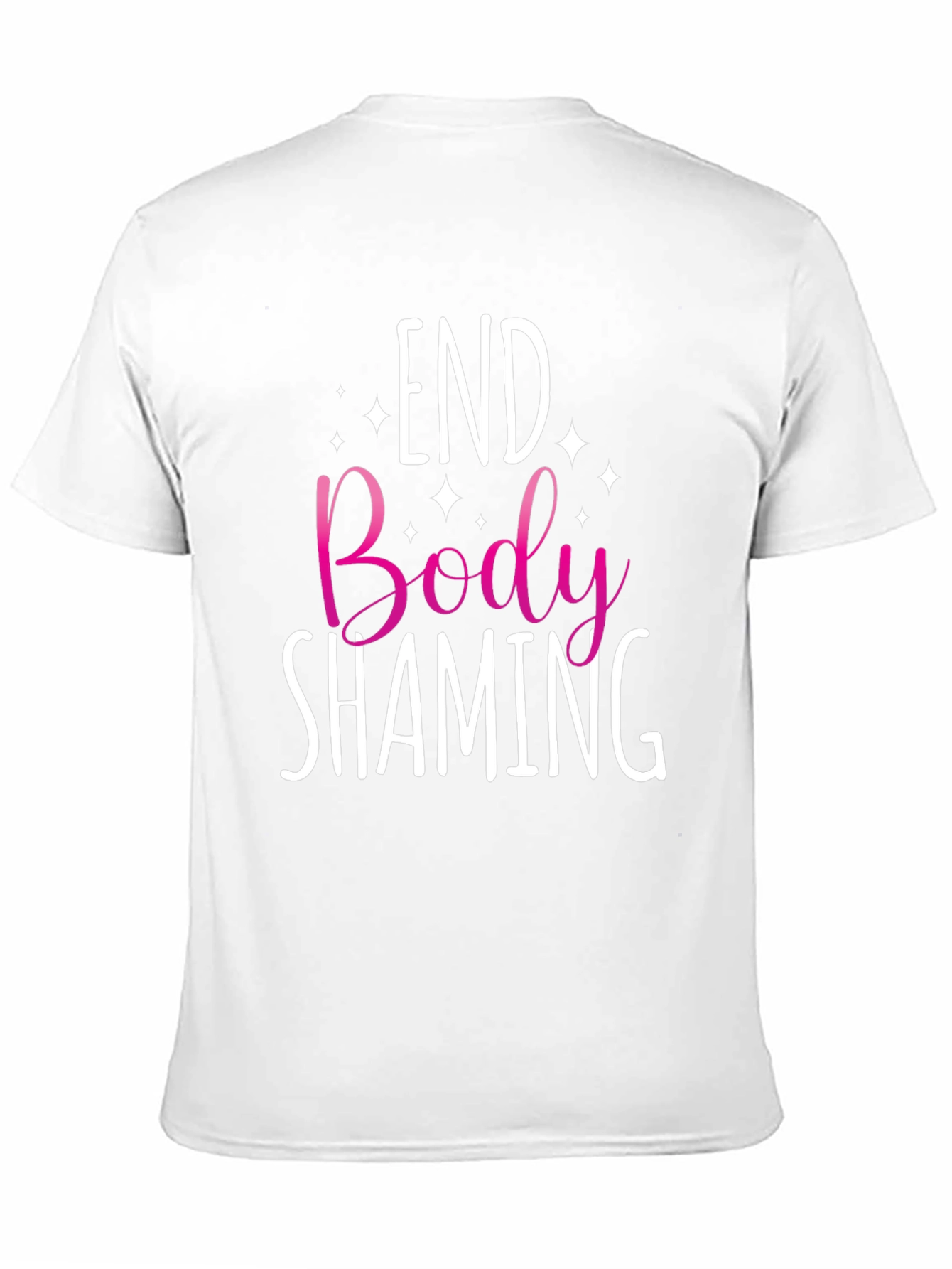 End Body Shaming Graphic Tee - Black