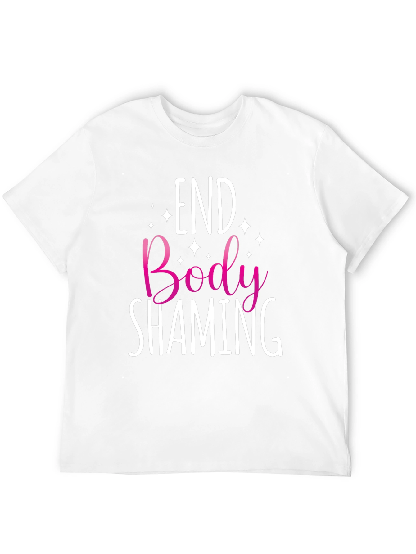 End Body Shaming Graphic Tee - Black