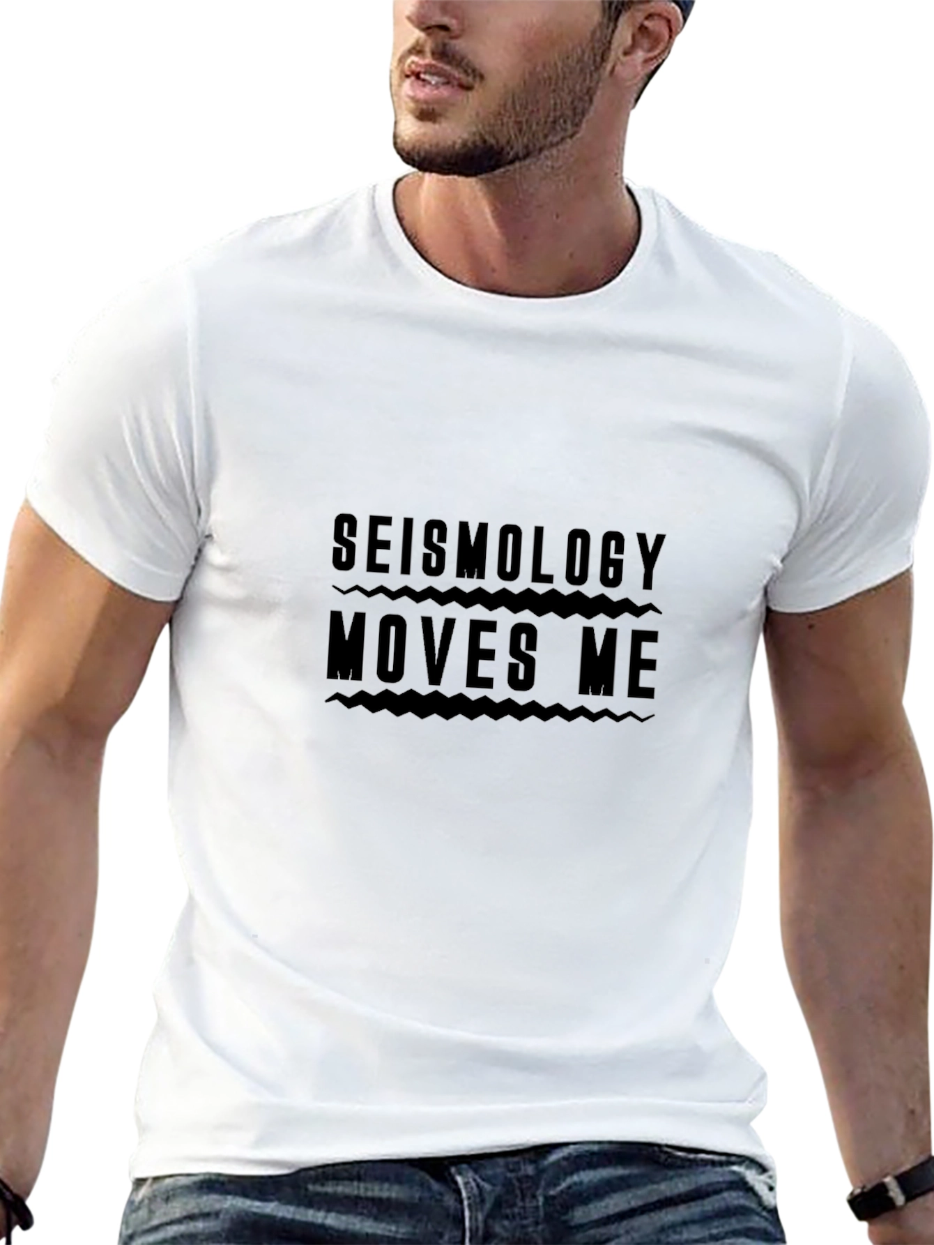 Seismology Moves Me Black T-Shirt