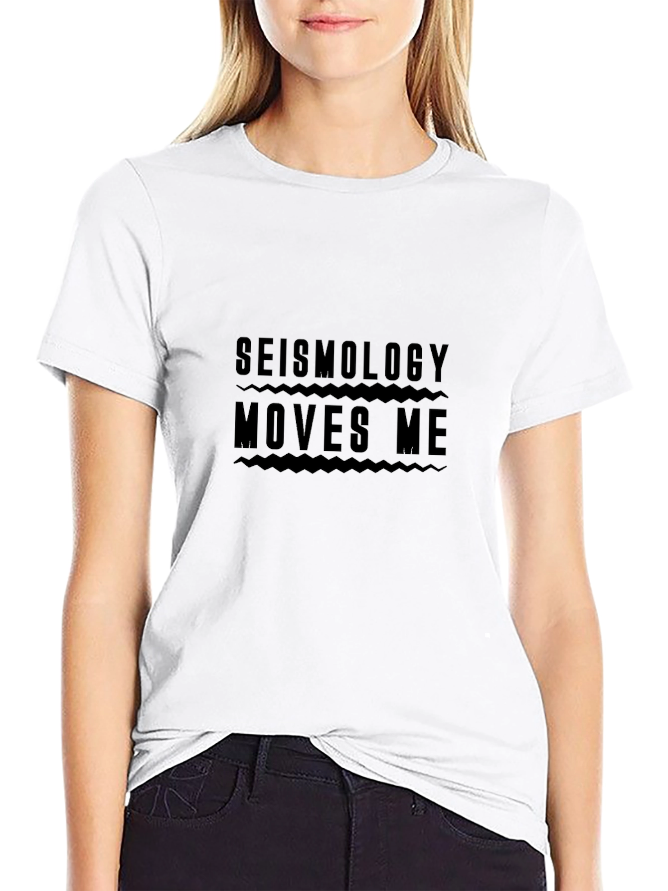 Seismology Moves Me Black T-Shirt