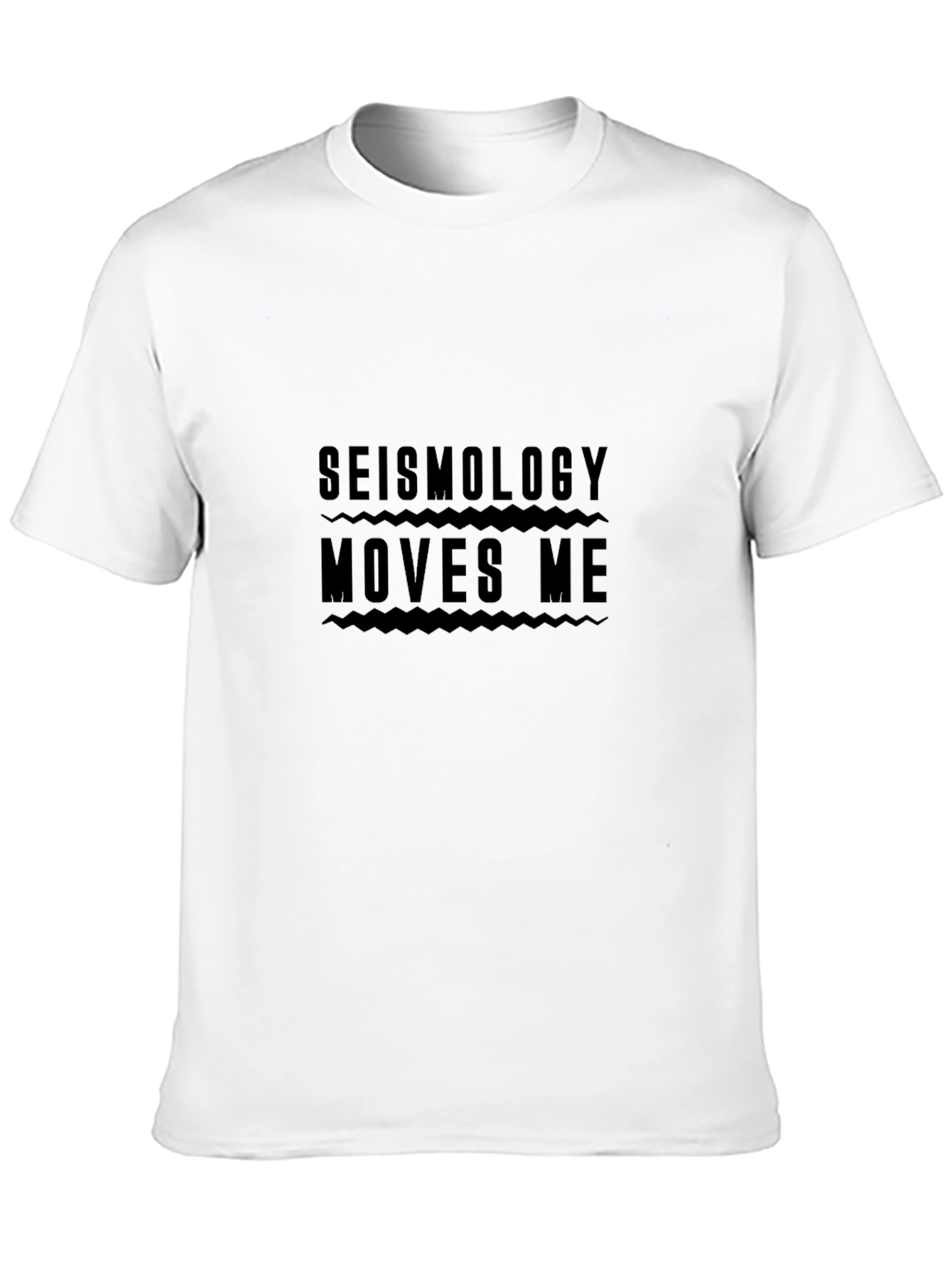 Seismology Moves Me Black T-Shirt