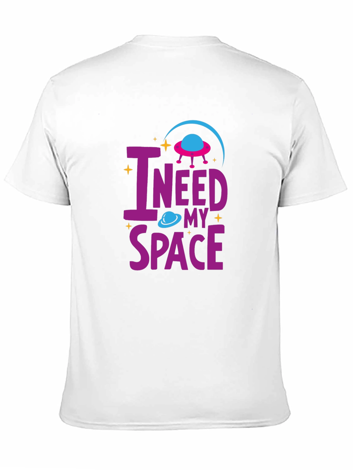 I Need My Space T-Shirt Alien UFO Design