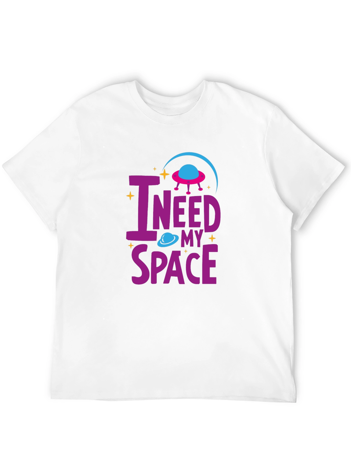 I Need My Space T-Shirt Alien UFO Design