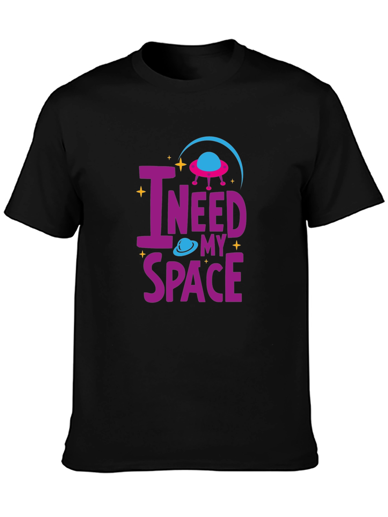 I Need My Space T-Shirt Alien UFO Design