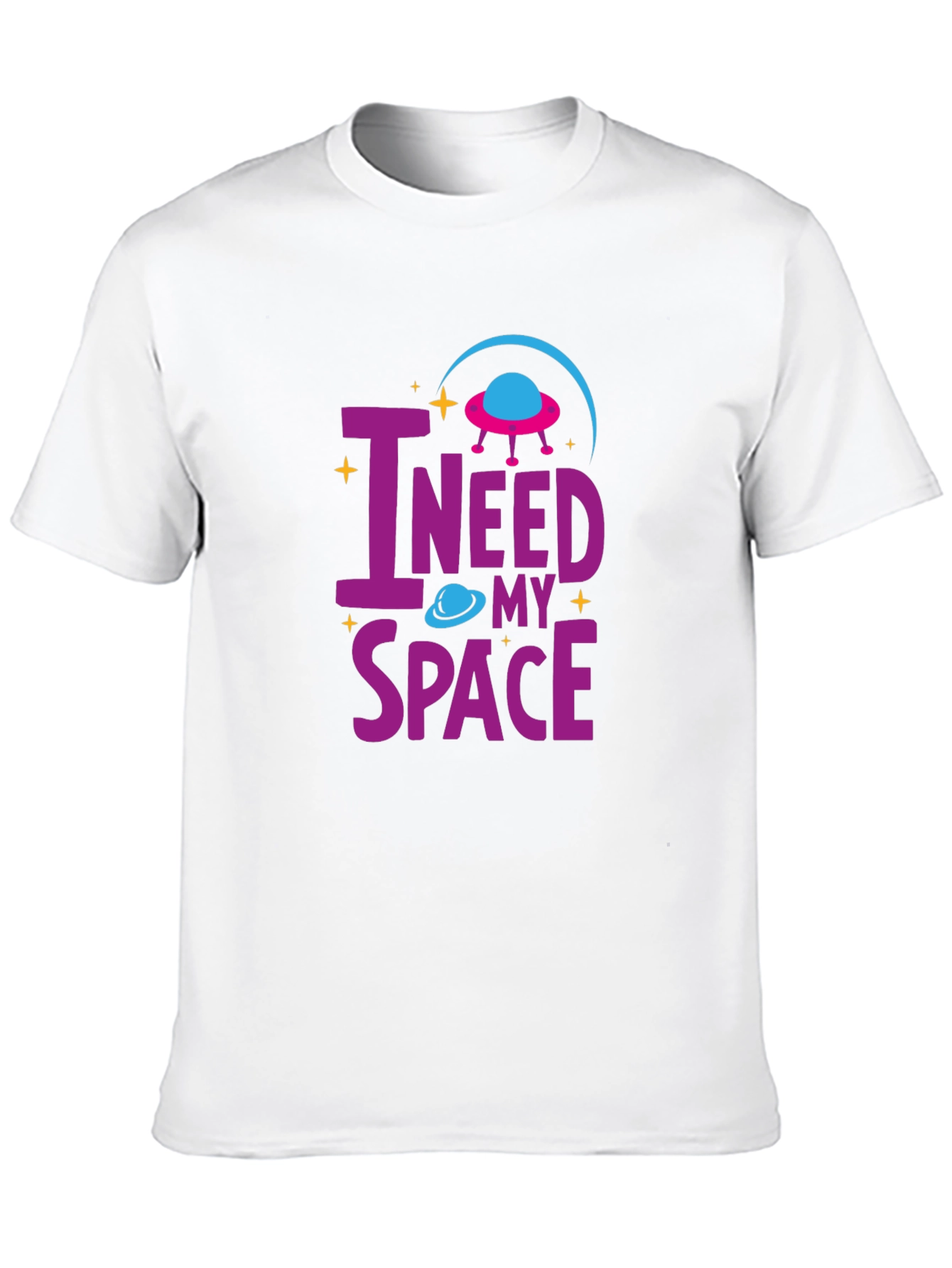 I Need My Space T-Shirt Alien UFO Design