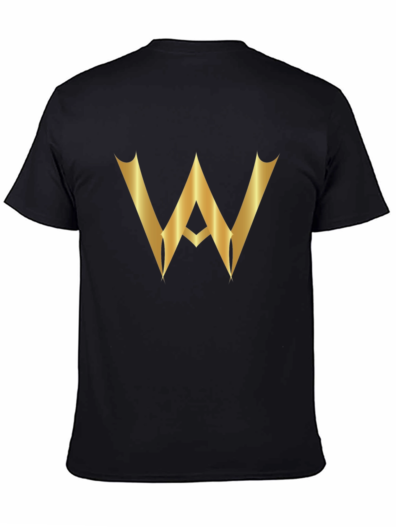 Gold Emblem Black T-Shirt