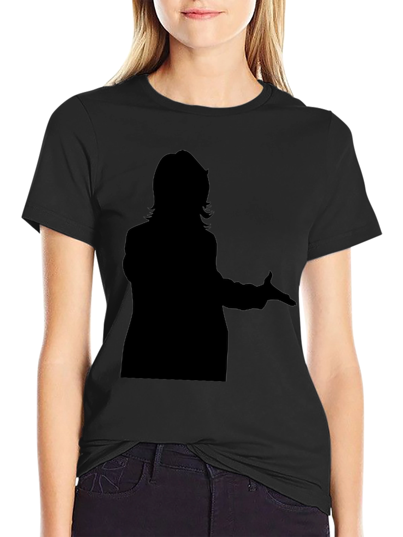 Silhouette Graphic Tee - Classic Black T-Shirt