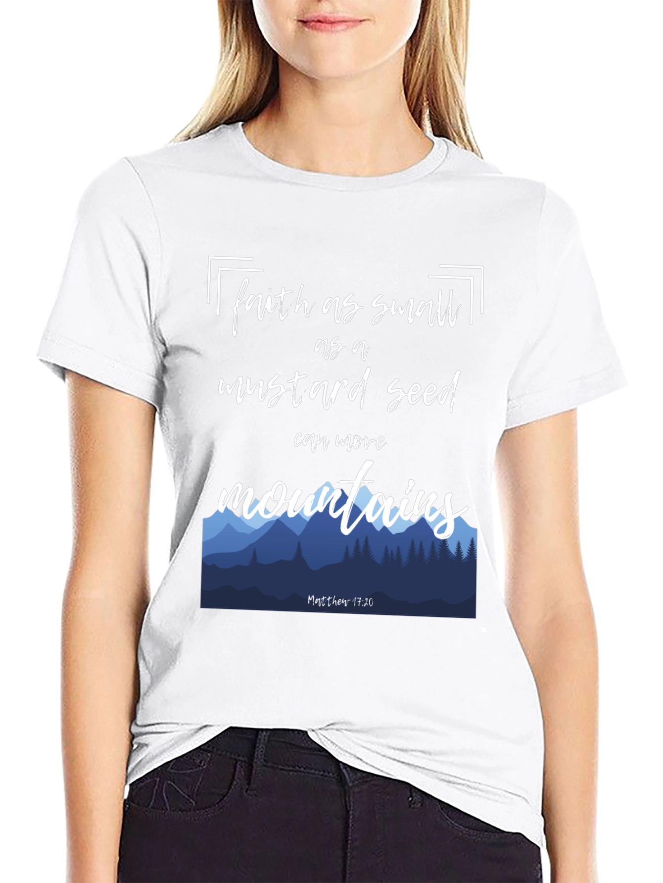 Faith Mustard Seed Mountain Graphic Tee