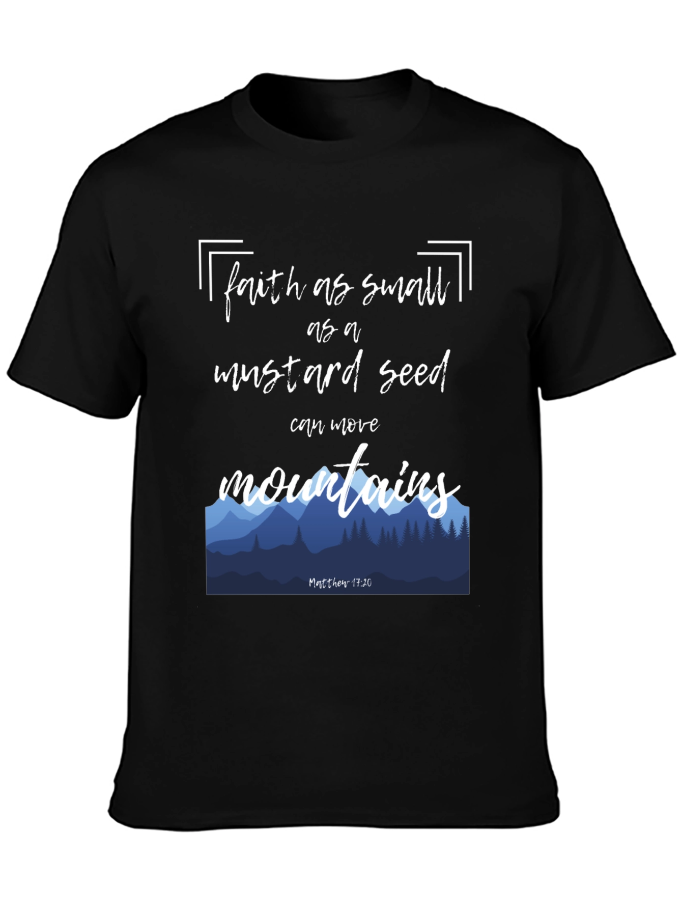 Faith Mustard Seed Mountain Graphic Tee
