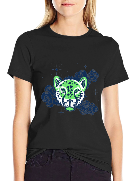 Graphic Leopard T-Shirt - Cool Animal Print Tee