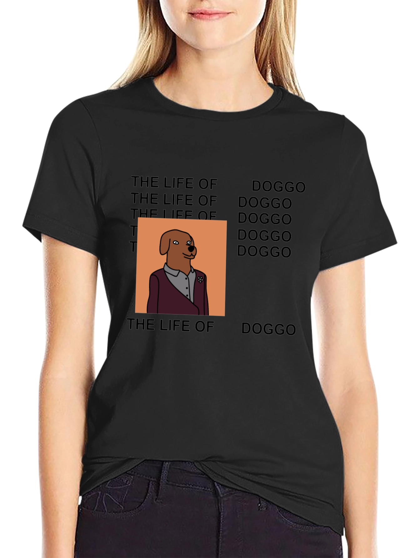 Life of Doggo T-Shirt - Trendy Graphic Tee