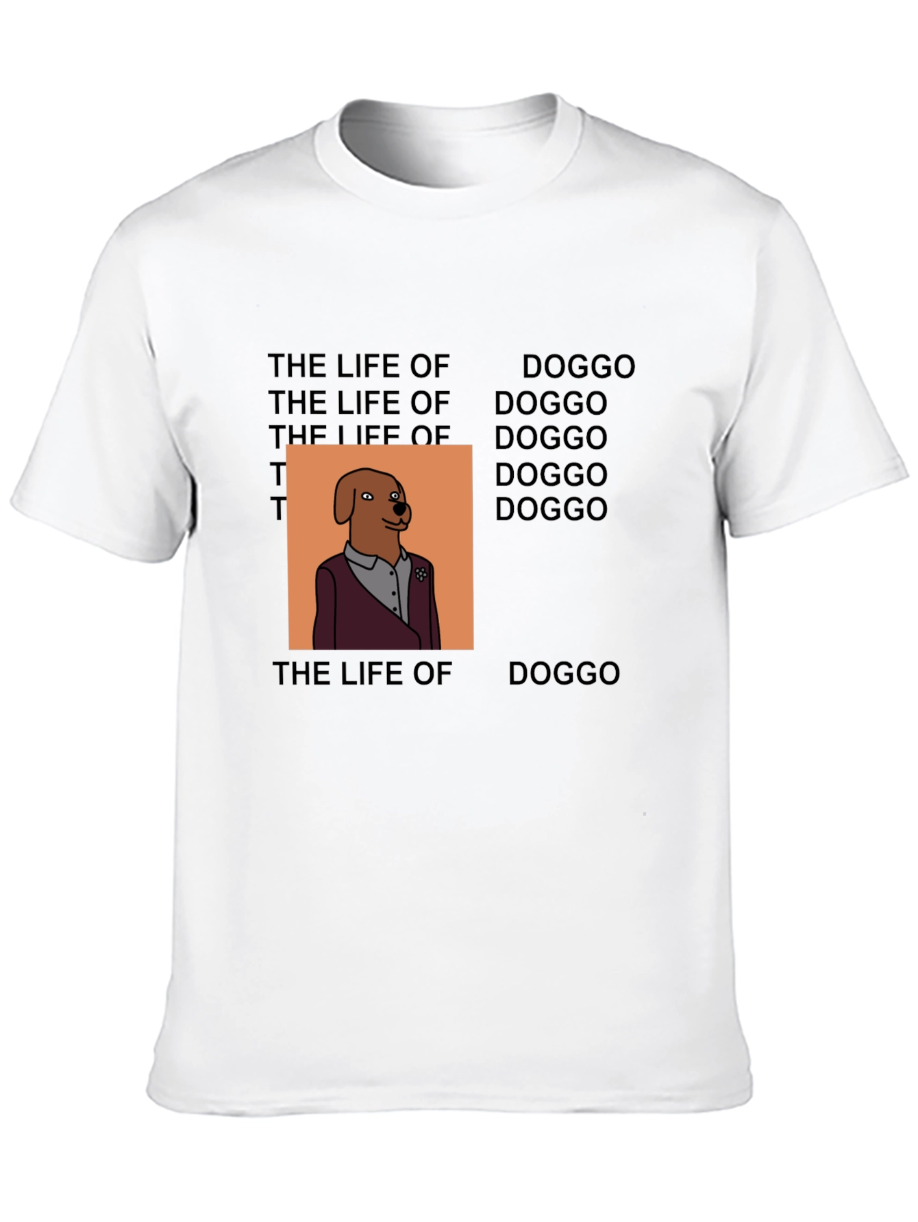 Life of Doggo T-Shirt - Trendy Graphic Tee