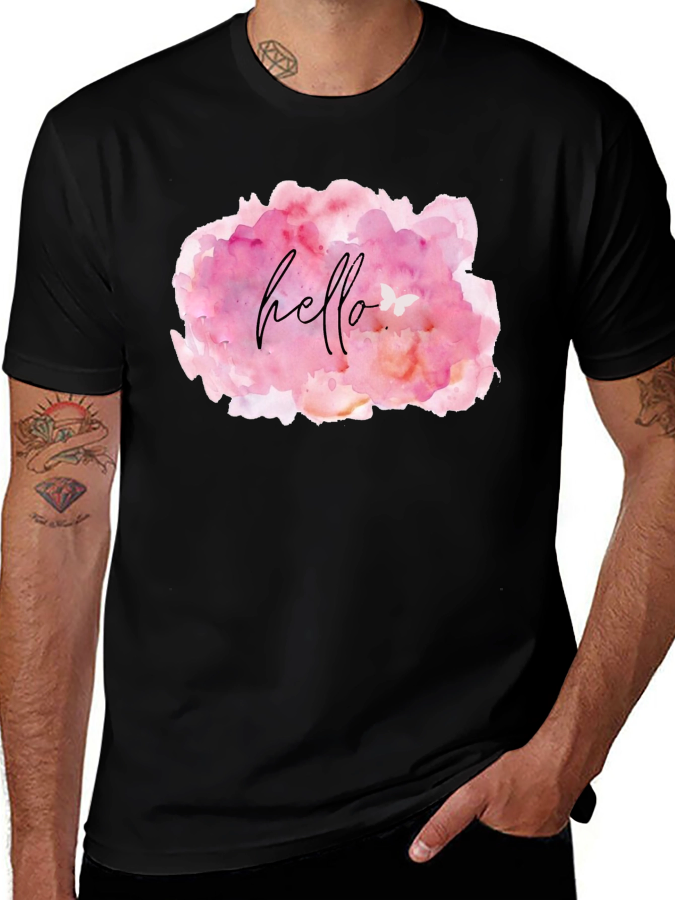 Hello Watercolor T-Shirt