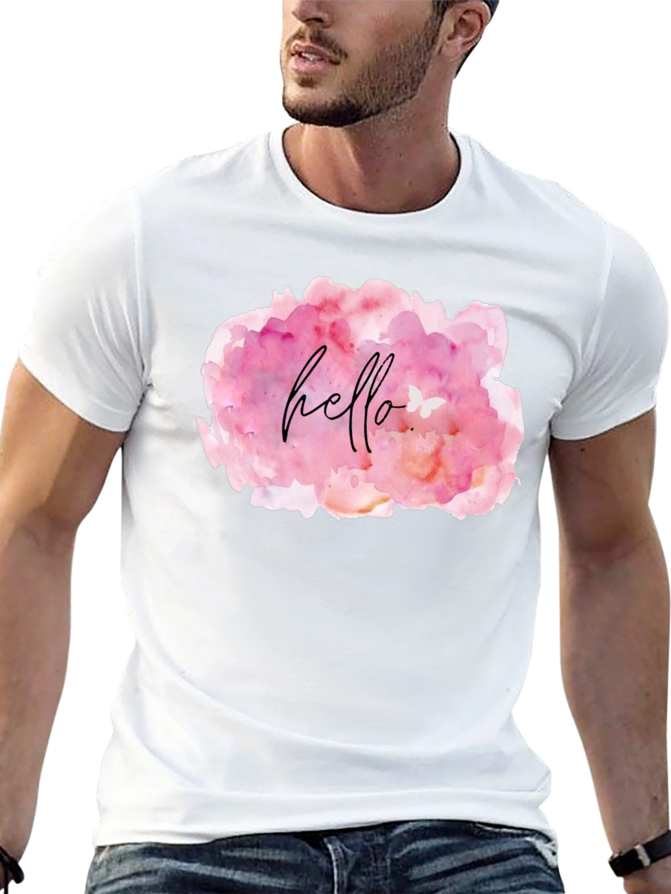 Hello Watercolor T-Shirt