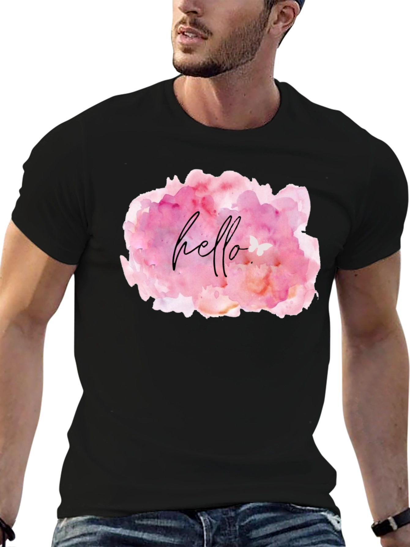 Hello Watercolor T-Shirt