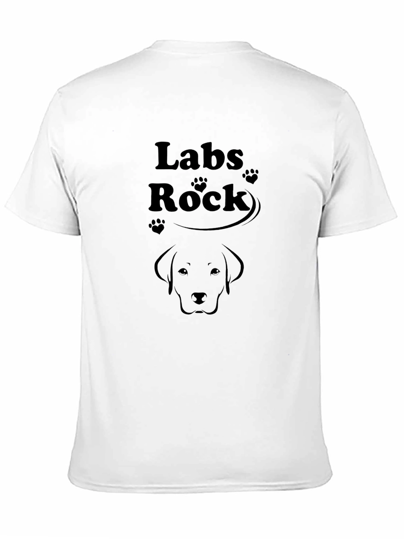 Labs Rock Black Graphic T-Shirt