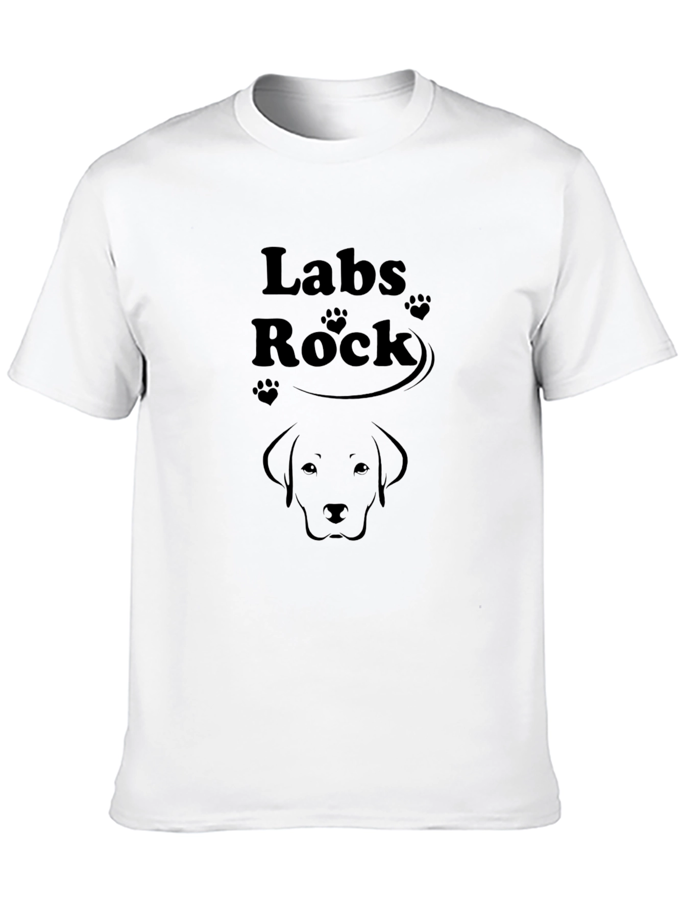Labs Rock Black Graphic T-Shirt