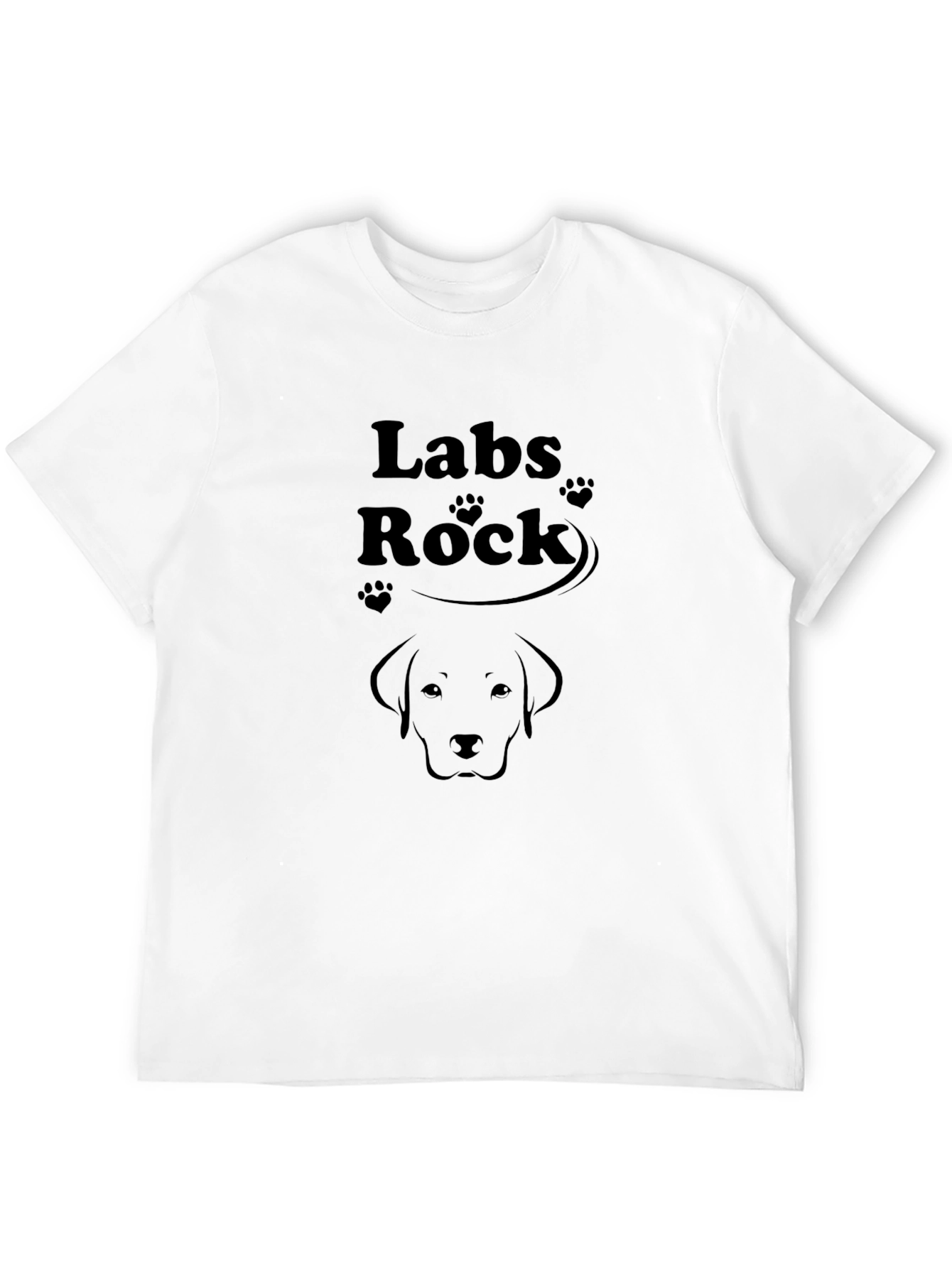 Labs Rock Black Graphic T-Shirt