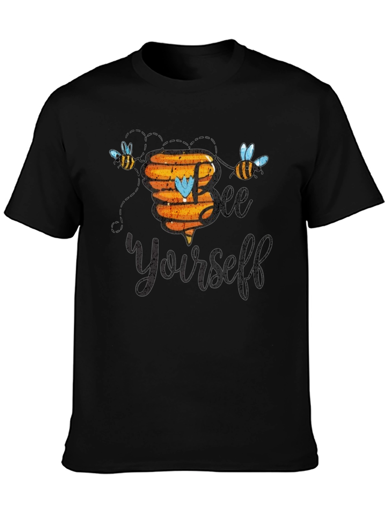 Bee Yourself Black T-Shirt