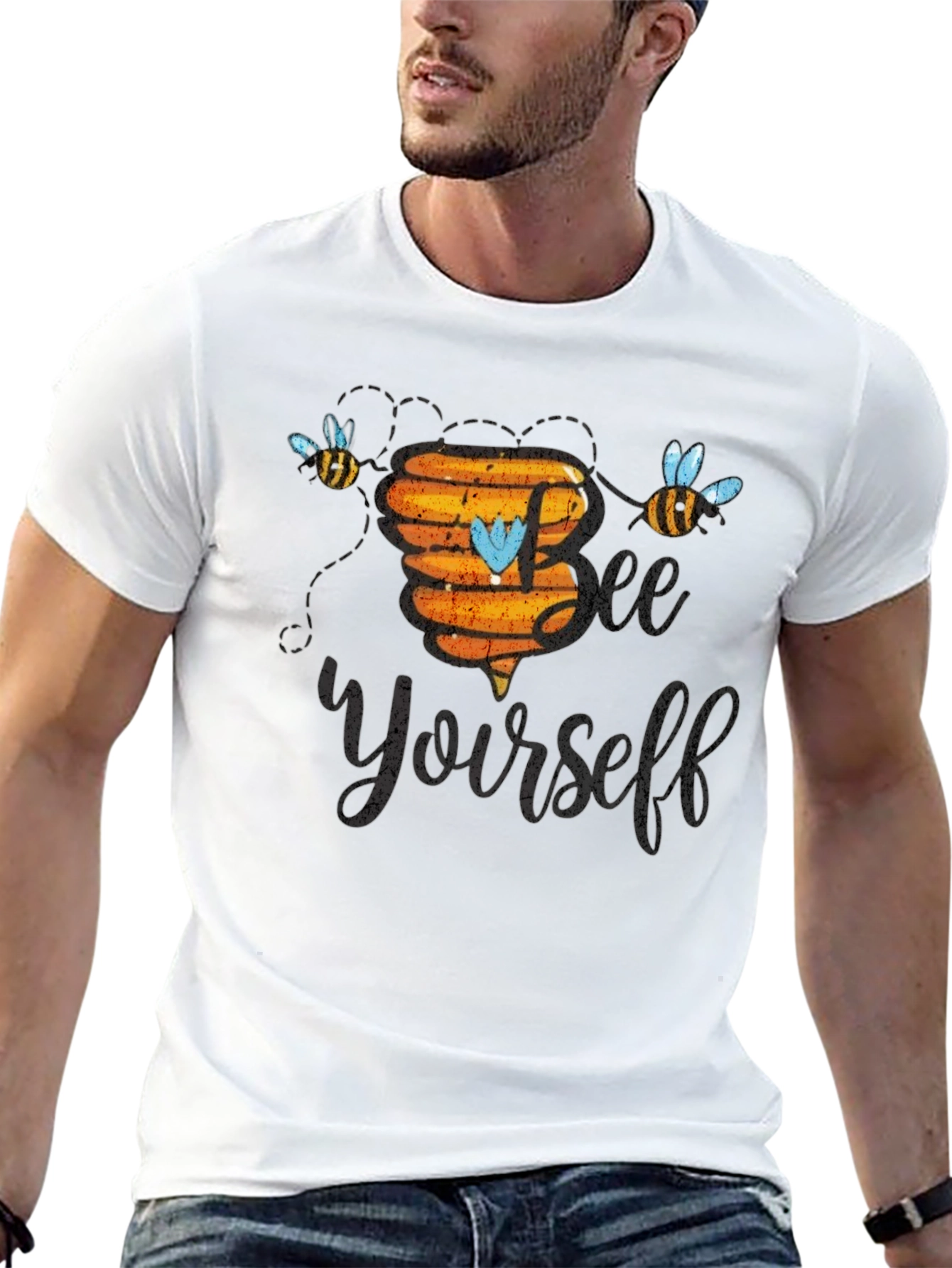 Bee Yourself Black T-Shirt