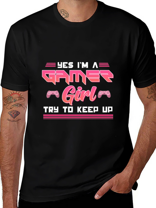 Yes Im a Gamer Girl T-Shirt