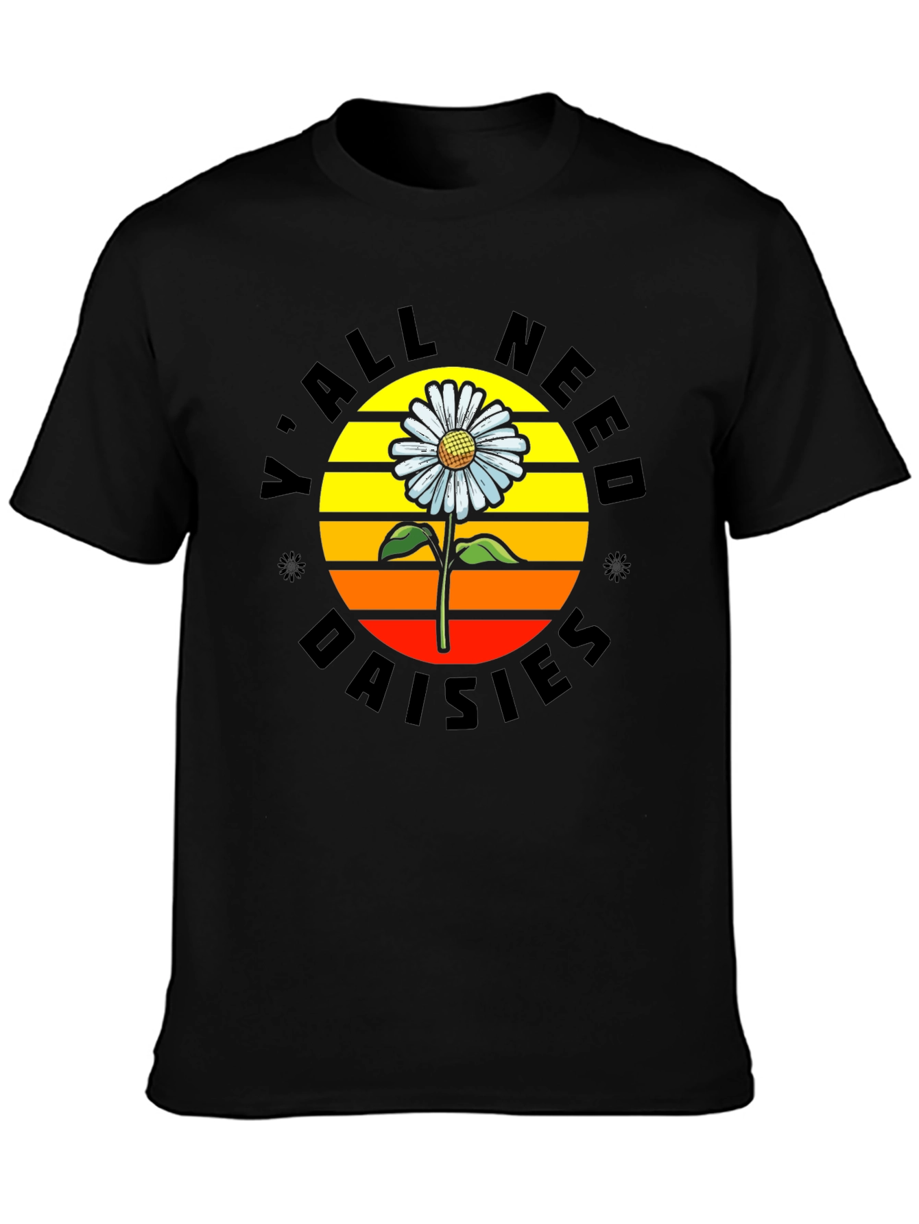 Yall Need Daisies Graphic Tee - Retro Style