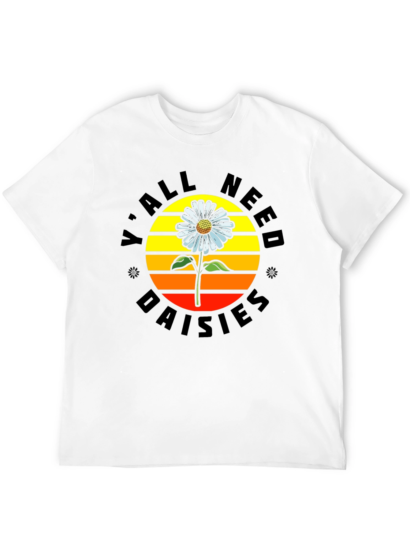 Yall Need Daisies Graphic Tee - Retro Style