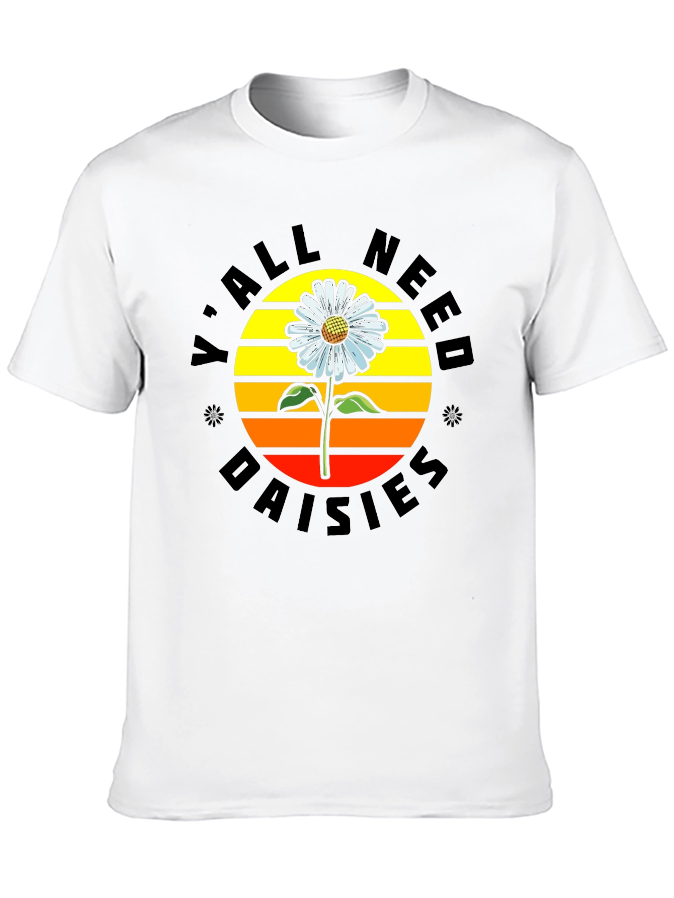 Yall Need Daisies Graphic Tee - Retro Style