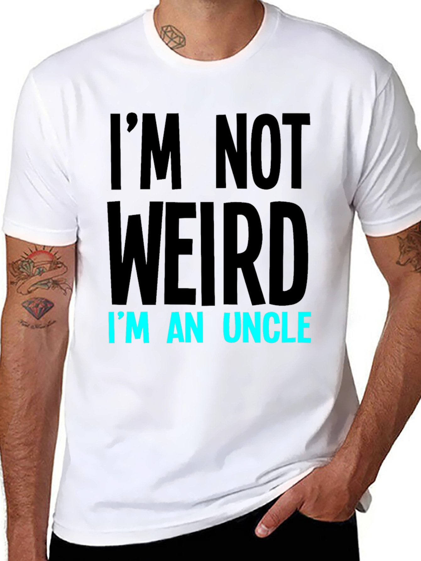 Im Not Weird Im An Uncle Graphic Tee