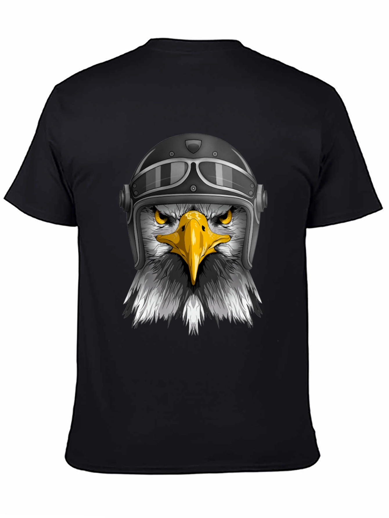 Eagle Helmet Graphic Tee - Mens Black T-Shirt