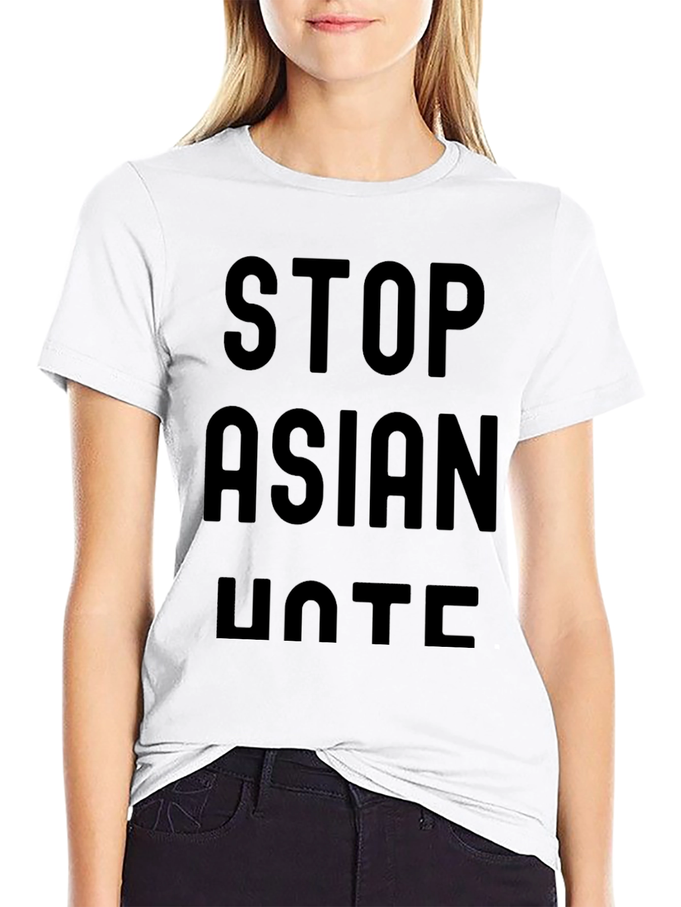 Stop Asian Hate T-Shirt - Black Activism Tee