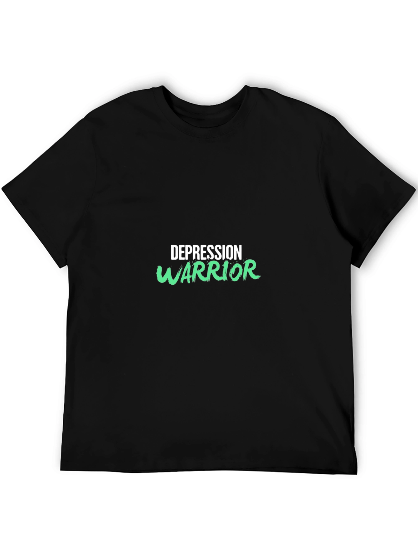 Depression Warrior T-Shirt - Black