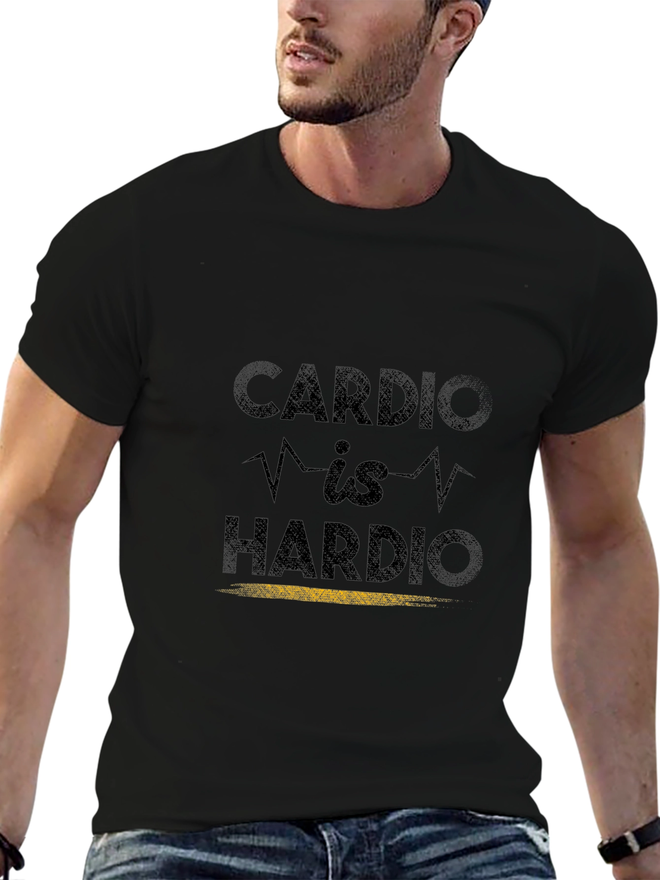 Cardiac is Hardio - Mens Graphic T-Shirt