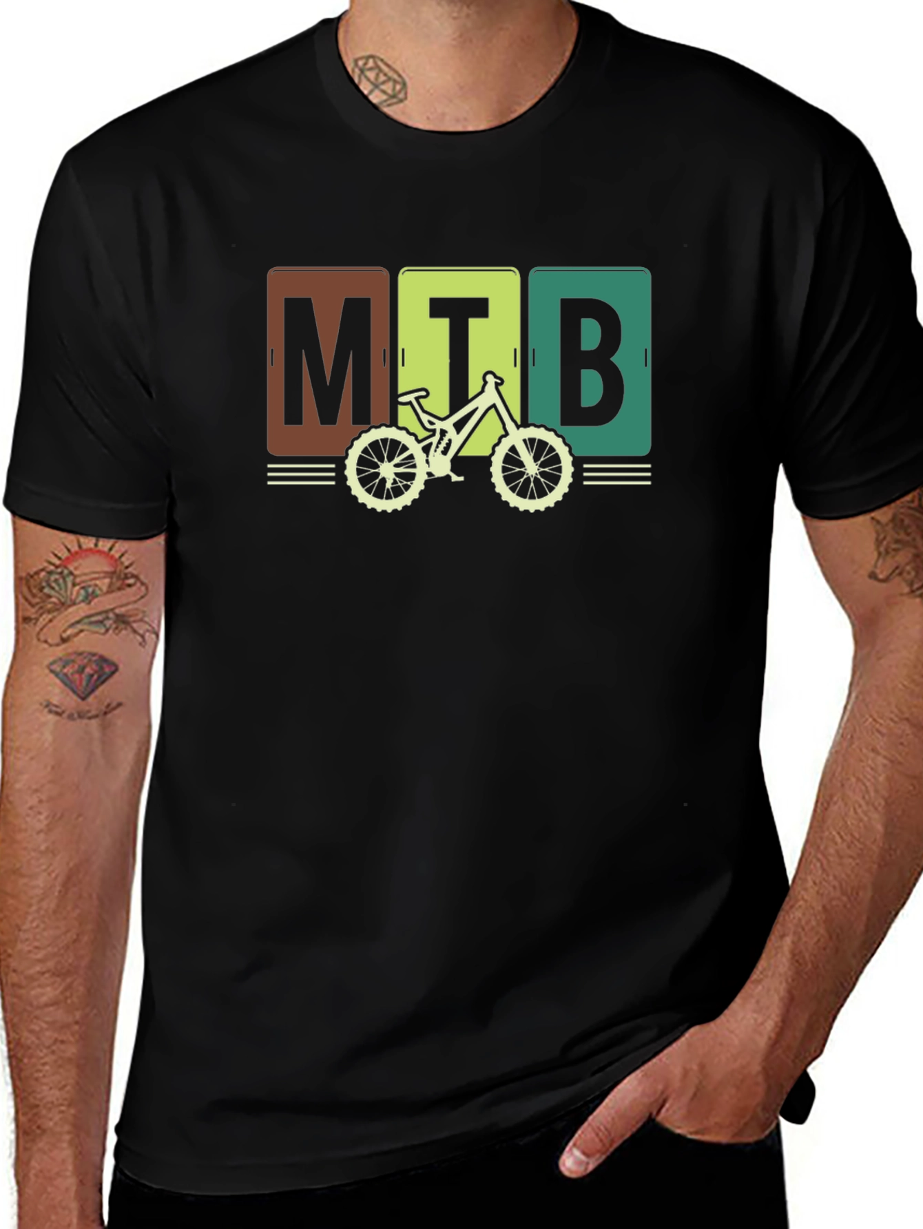 MTB Mountain Bike Graphic Tee