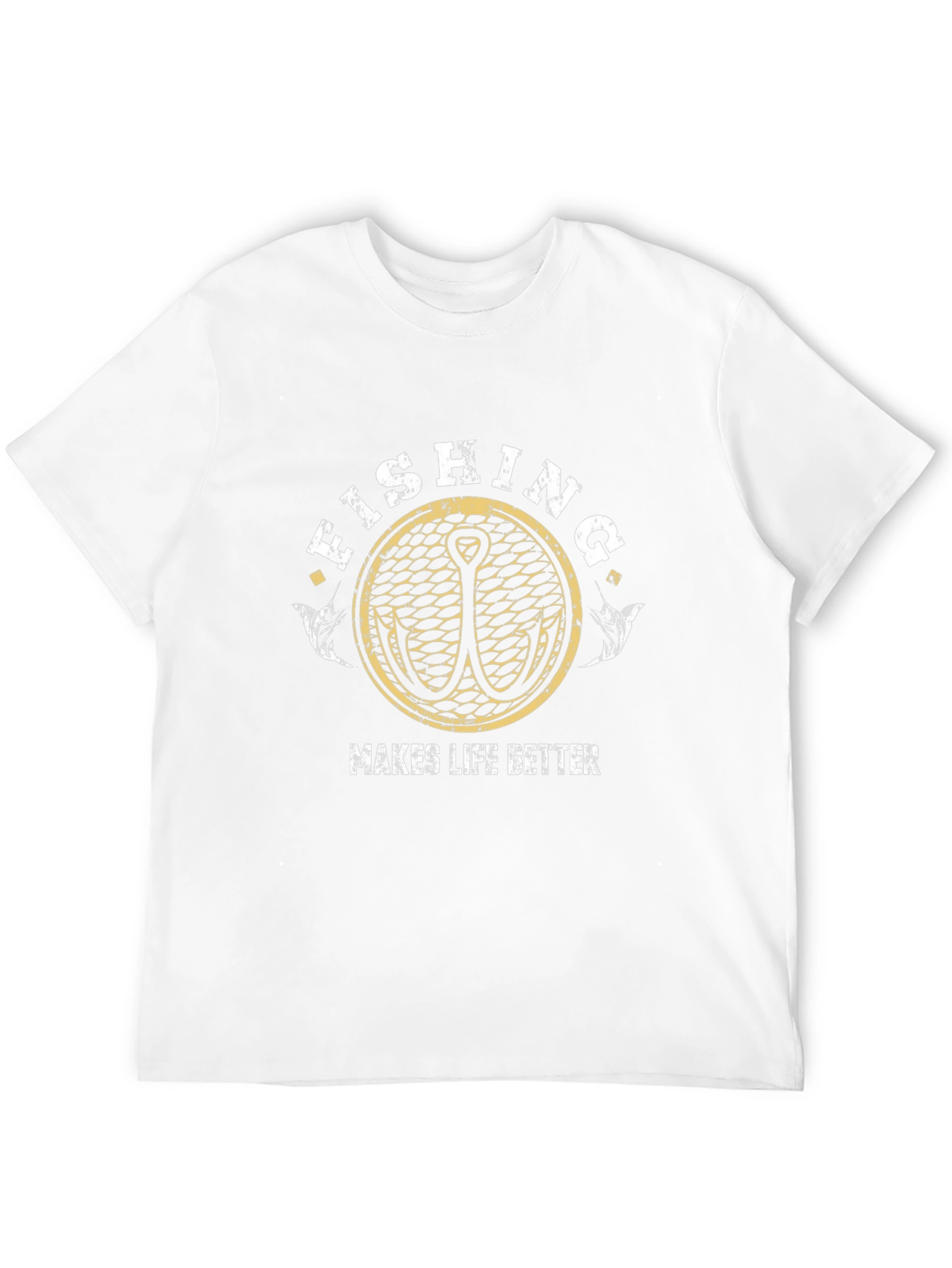 Fishing Makes Life Better Graphic T-Shirt